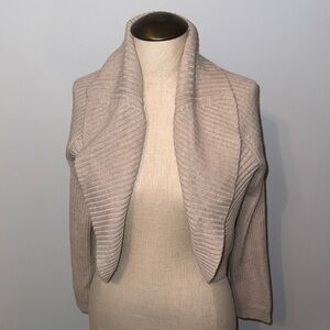 White House Black Market WHBM Cashmere Blend Rib Cocoon Sweater Size XS